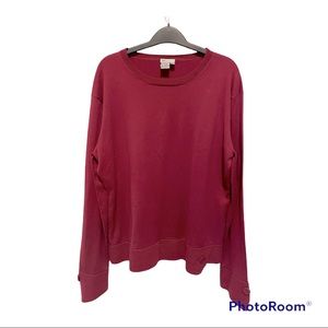 Vintage Worth cotton sweater NWOT Sz XL Beautiful plum